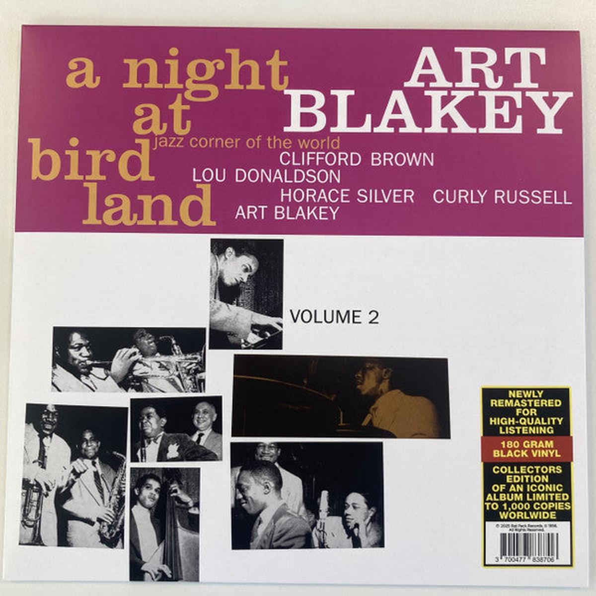 BLAKEY, ART QUINTET – NIGHT AT BIRDLAND VOL 2 : 180 GRAM VINYL – LP