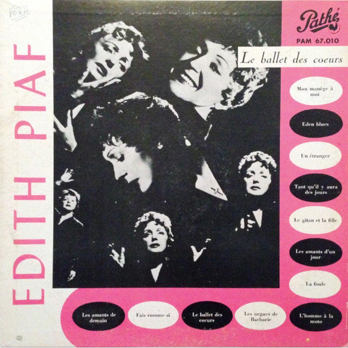 Edith Piaf Le Ballet Des Coeurs 1959 Chanson (vinyl lp)