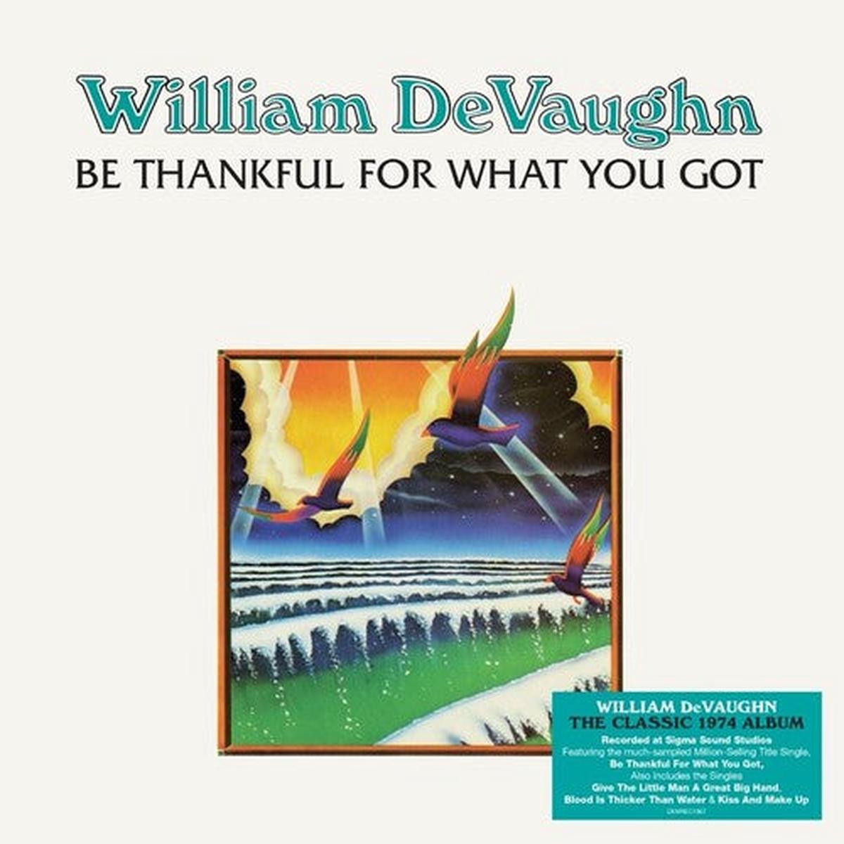 William DeVaughn: Be Thankful For What You Got – 140-Gram Black Vinyl – VINYL LP