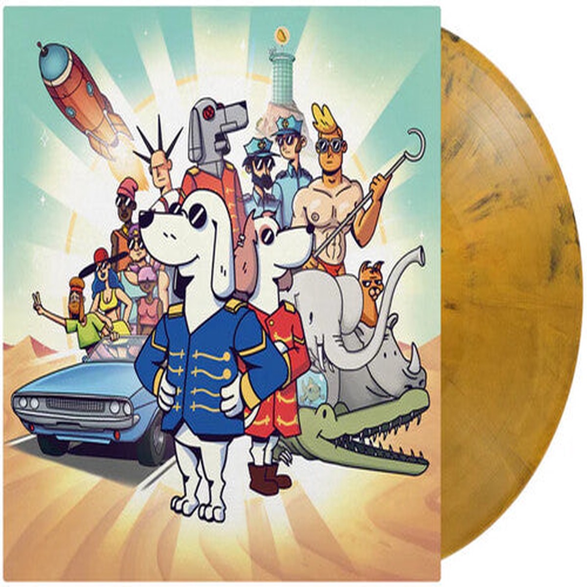Bakermat: Ringmaster – Limited 180-Gram Yellow, Black & Red Marble Colored Vinyl – VINYL LP
