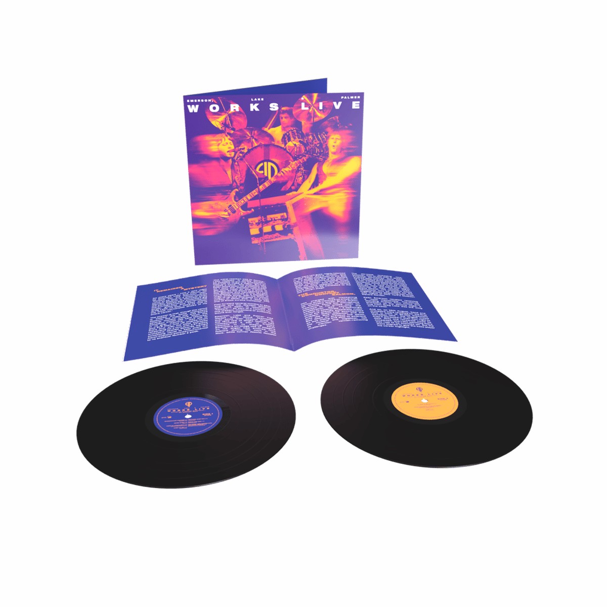 EMERSON, LAKE & PALMER – WORKS LIVE, CANADA 1977: 2LP SET – LP