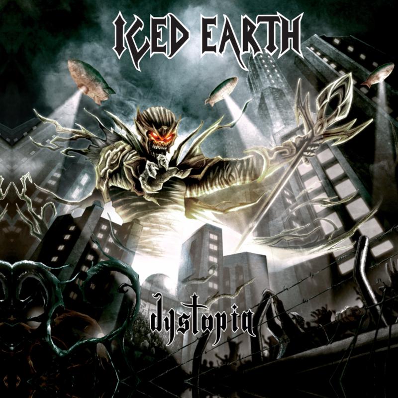 Iced Earth – Dystopia [Limited Edition Transparent Marbled Red & Black Vinyl In Special 3D Cover] (LP)