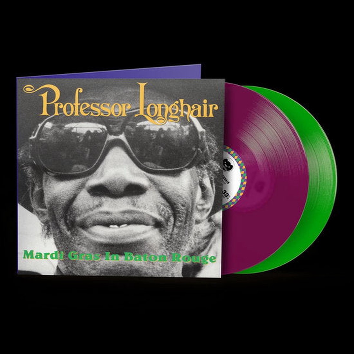 PROFESSOR LONGHAIR – LAST MARDI GRAS: 2LP PURPLE & GREEN – LP