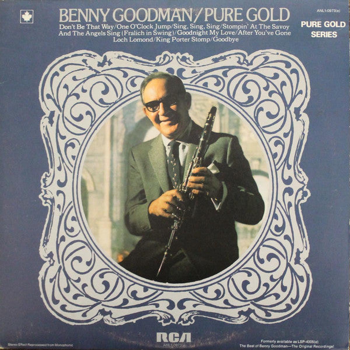 Benny Goodman  Pure Gold  1975  Big Band (vinyl lp)