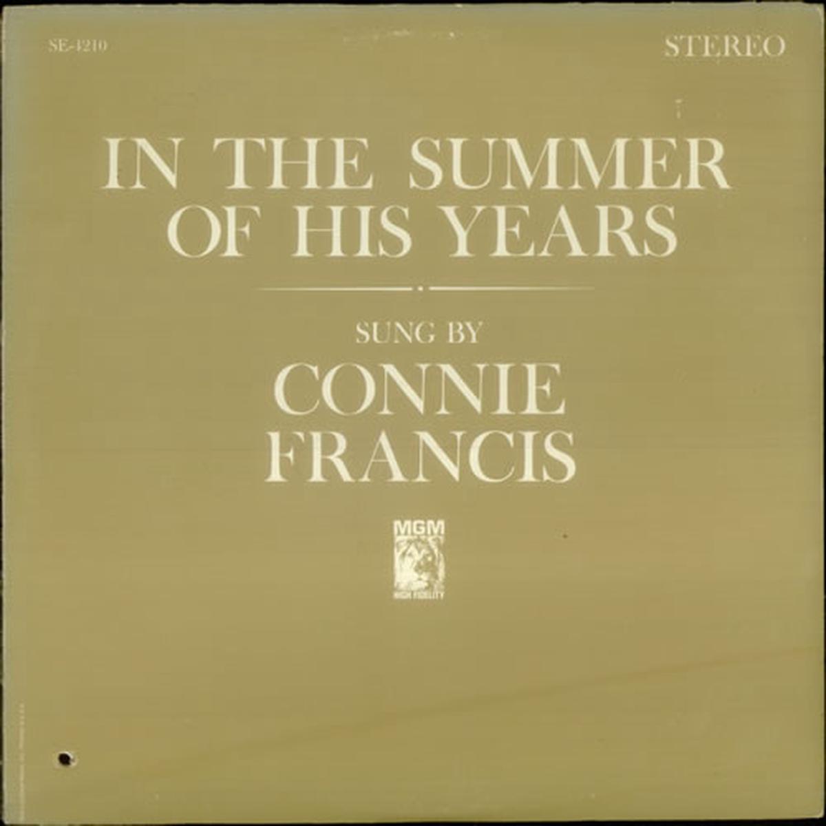 Connie Francis In The Summer Of His Years -1963- Pop Vocalist (vinyl)