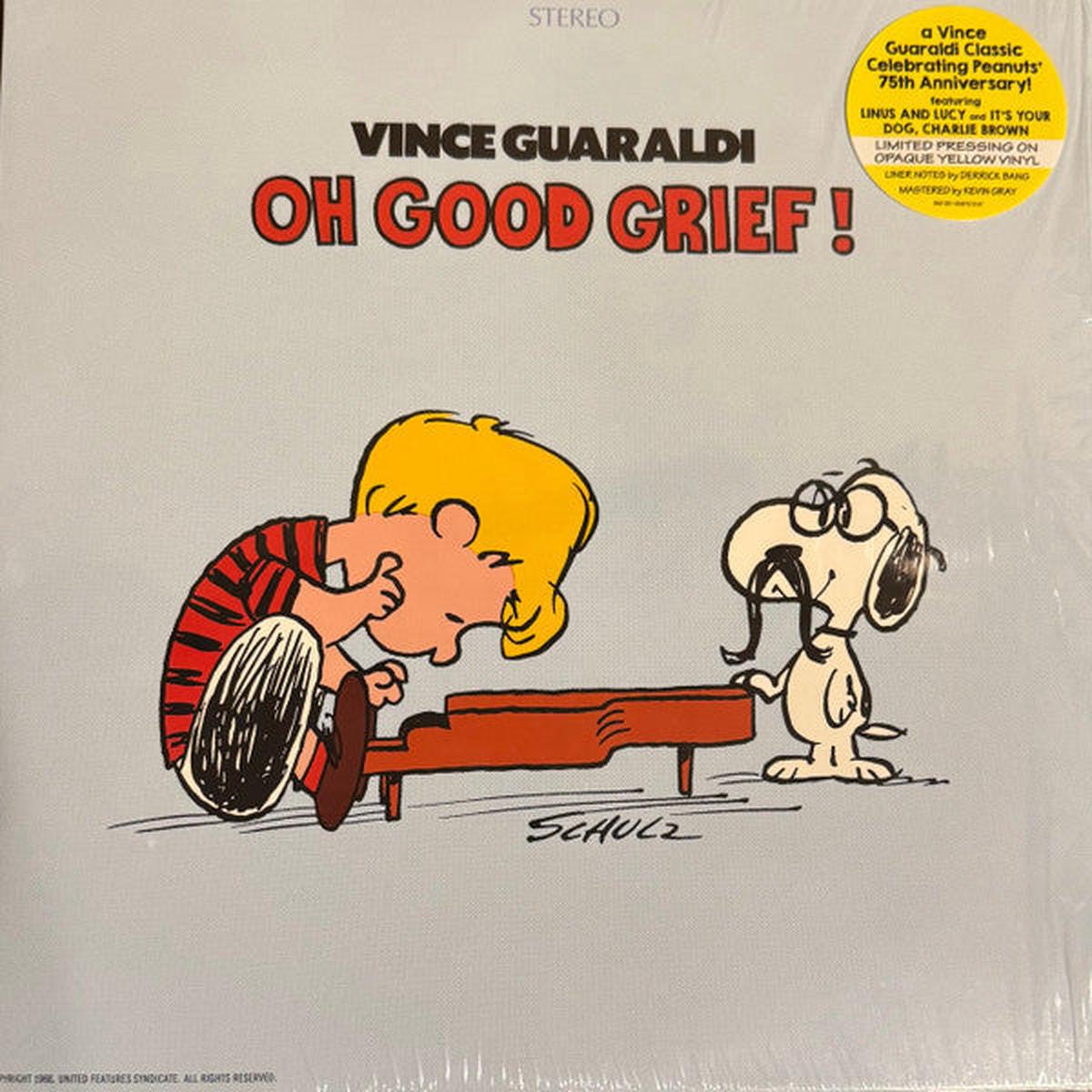 GUARALDI, VINCE – OH GOOD GRIEF  : YELLOW VINYL – LP