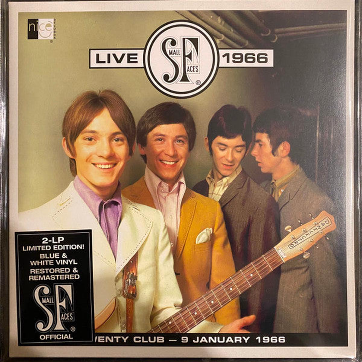 SMALL FACES 8211 LIVE 1966 2LP BLUE 038 WHITE 180G VINYL 8211 LP