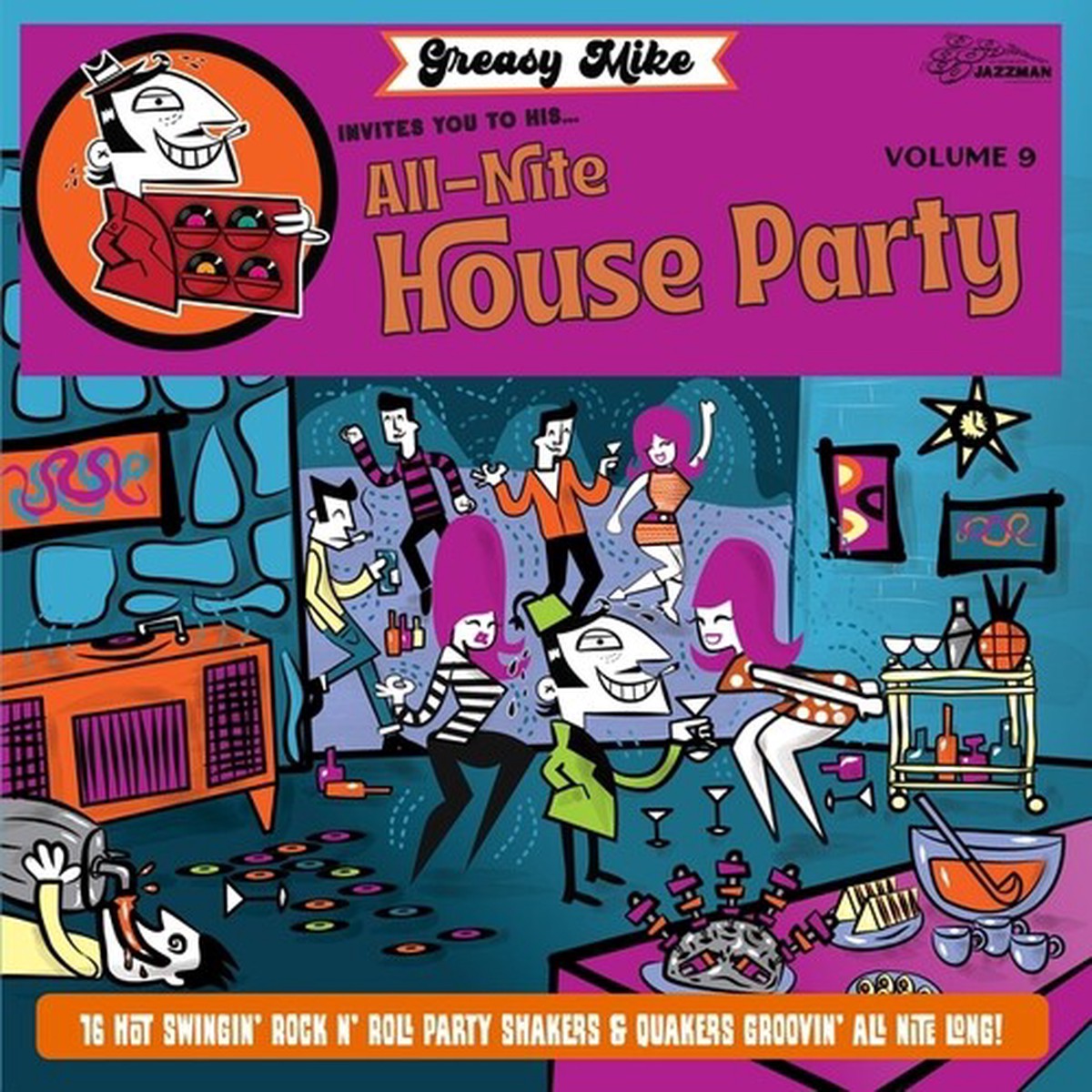 Various Artists: Greasy Mike’s, Vol. 9: Invites You To His All-Nite House Party – VINYL LP