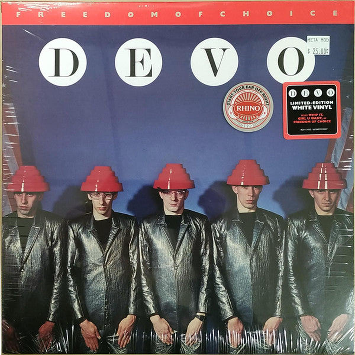 DEVO 8211 FREEDOM OF CHOICE WHITE VINYL 8211 LP