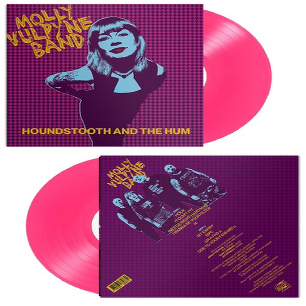Molly Band Vulpyne: Houndstooth & The Hum – Pink Vinyl – VINYL LP