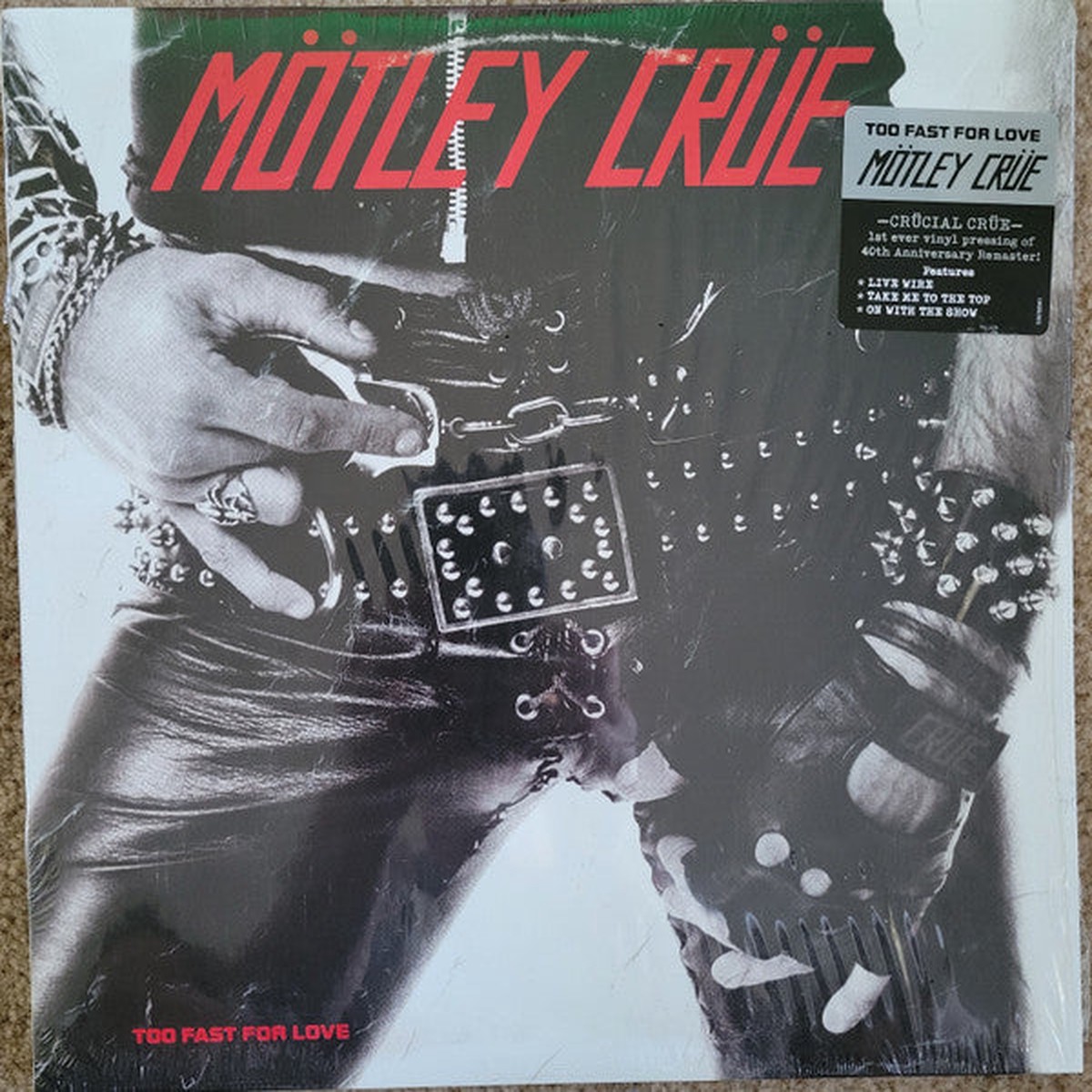MOTLEY CRUE – TOO FAST TO LOVE : 2021 REMASTER – LP