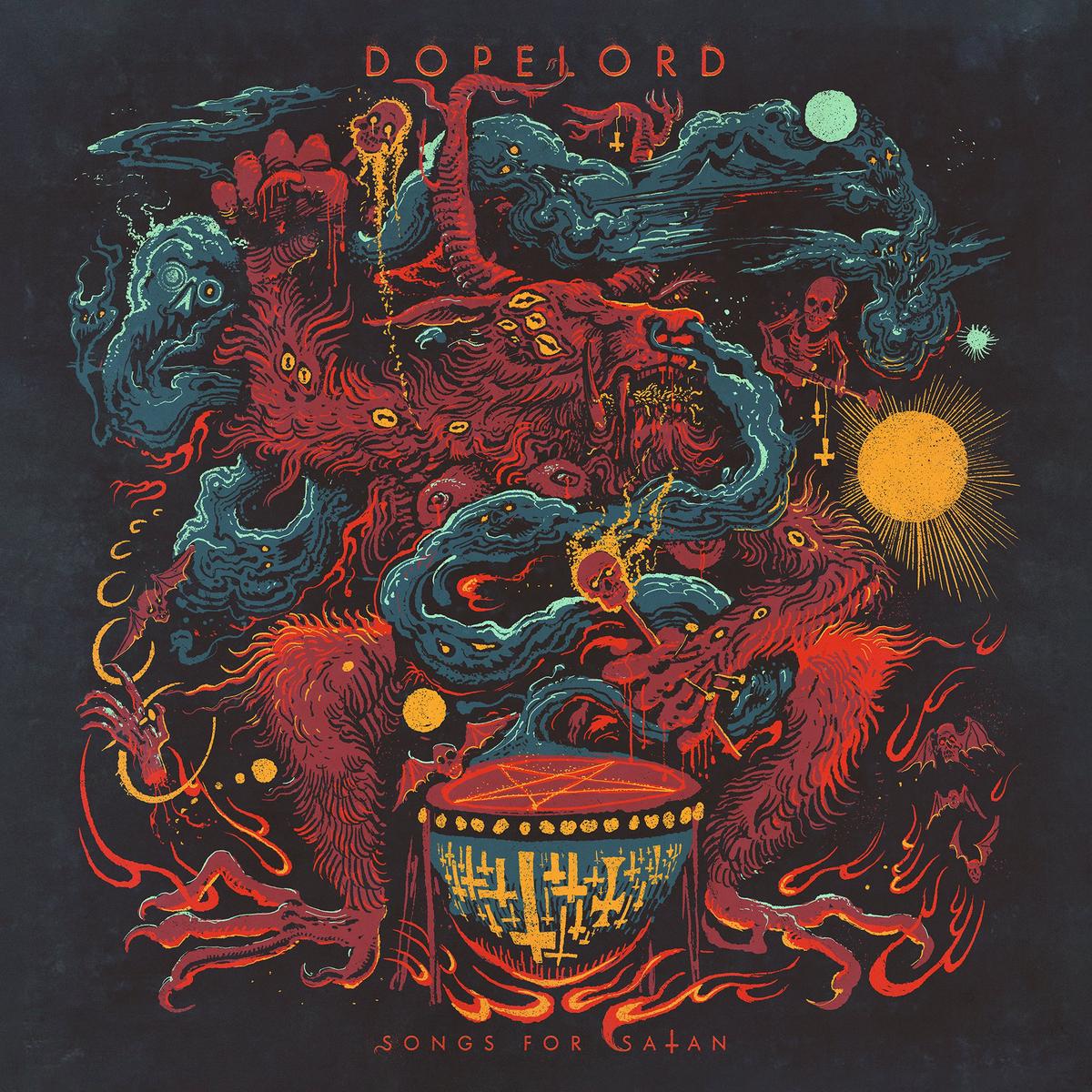 Dopelord – Songs For Satan (Yellow/Black Cloudburst Edition) (LP) PREORDER
