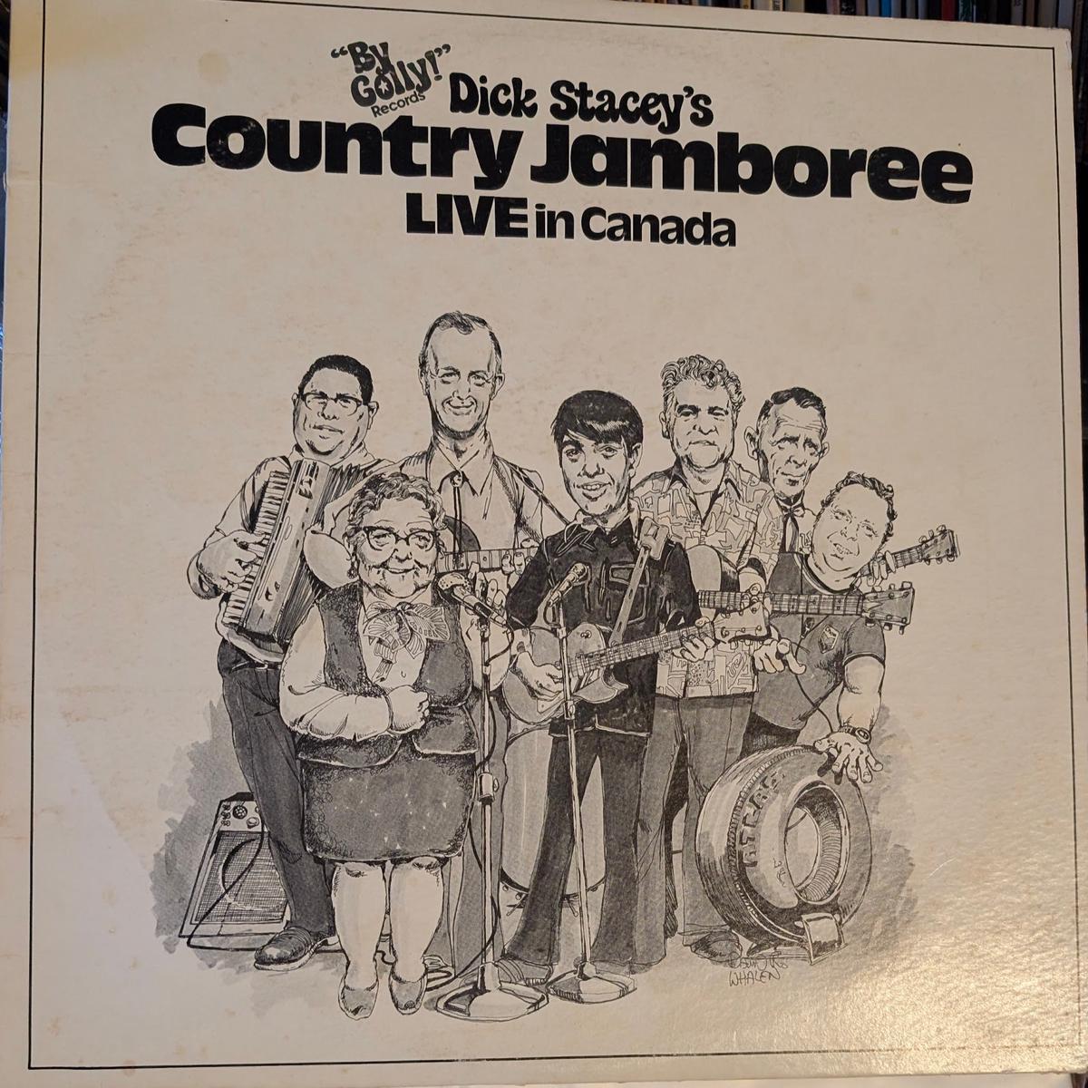 DICK STACEYS COUNTRY JAMBOREE Live in Canada (1970s) Country/Variety (vinyl)