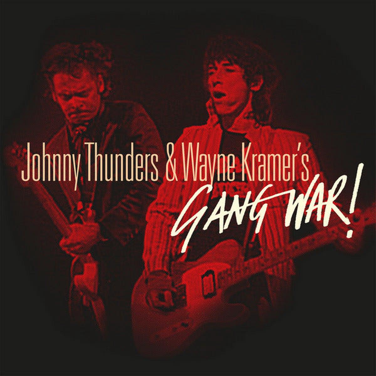 Johnny Thunders & Wayne Kramer – Gang War – 2LP – Red & Black Splatter Vinyl [RSD Black Friday 2025]