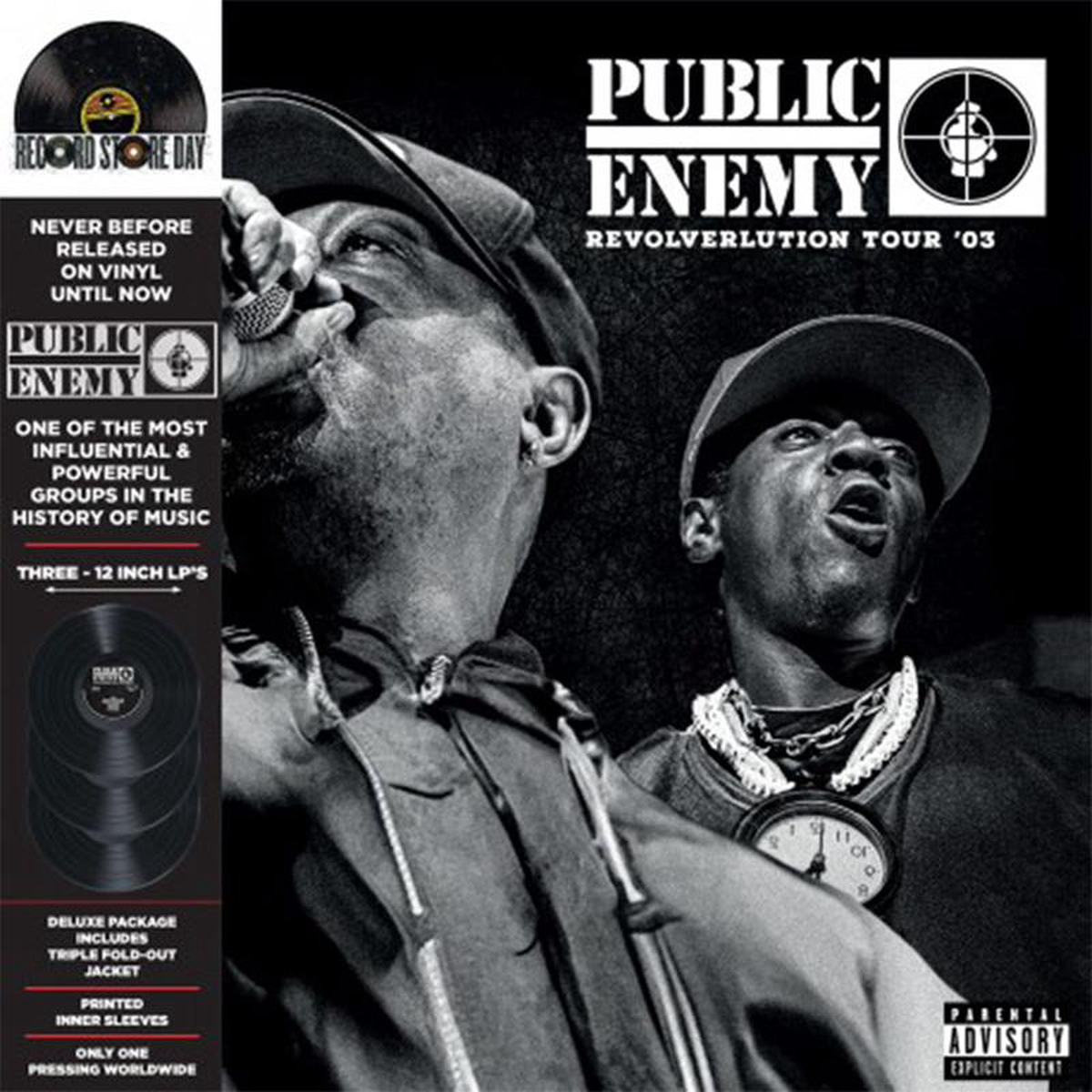 PUBLIC ENEMY 8211 Revolverlution Tour 2003 8211 3LP 8211 Deluxe Vinyl RSD 2024