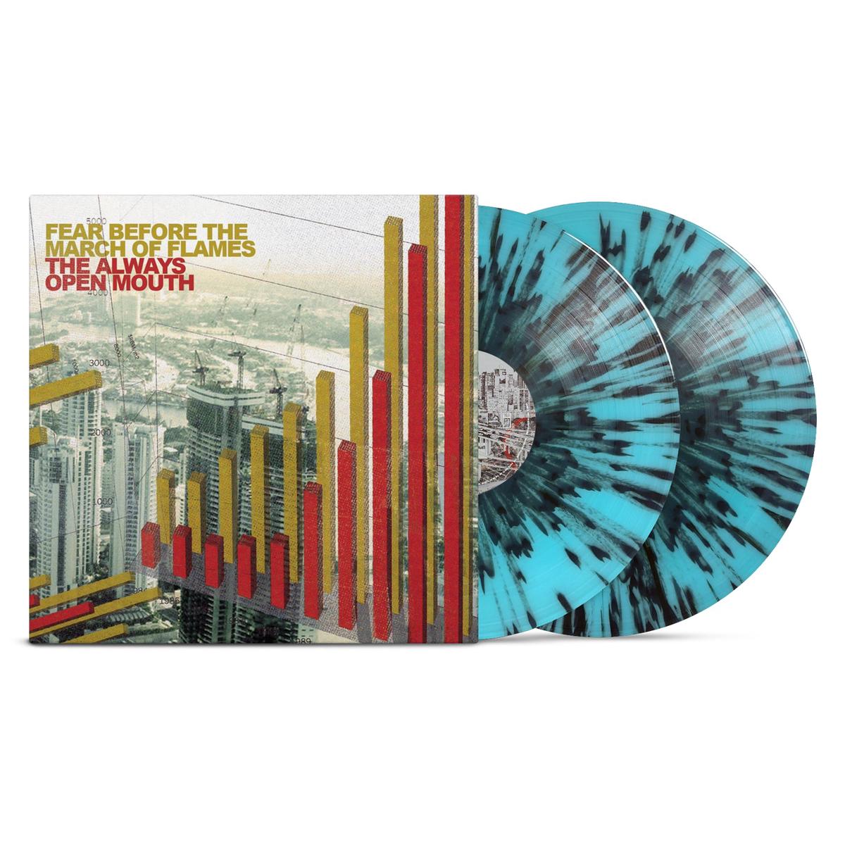 The Always Open Mouth (Double LP) Coke Clear W/ Black Splatter  Limited to 250