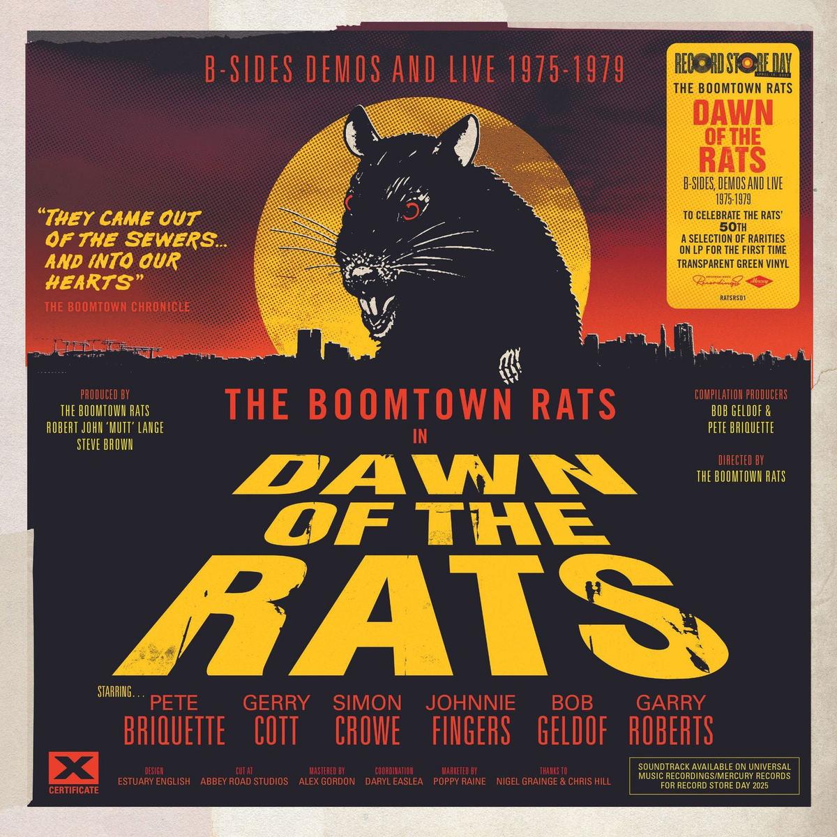 Boomtown Rats – Dawn of the Rats: B-Sides, Demos and Live 1975-1979 (LP)