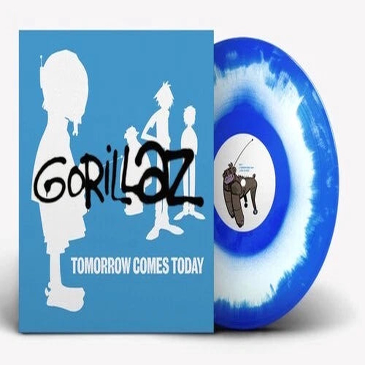 GORILLAZ – TOMORROW COMES TODAY : BLUE & WHITE – LP