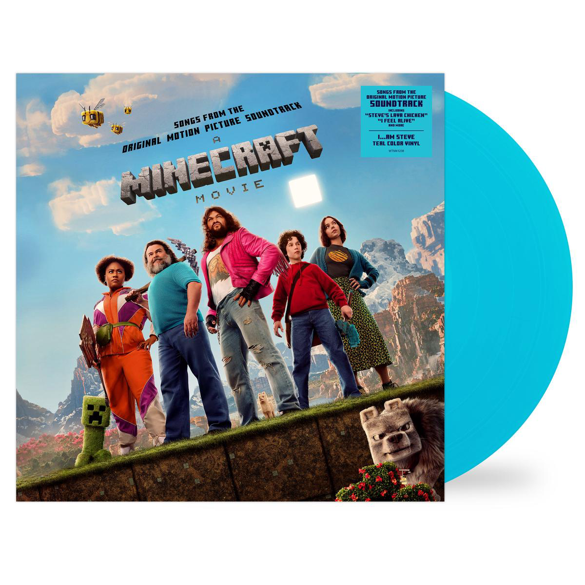A Minecraft Movie (Songs from the Original Motion Picture Soundtrack) Teal Vinyl LP