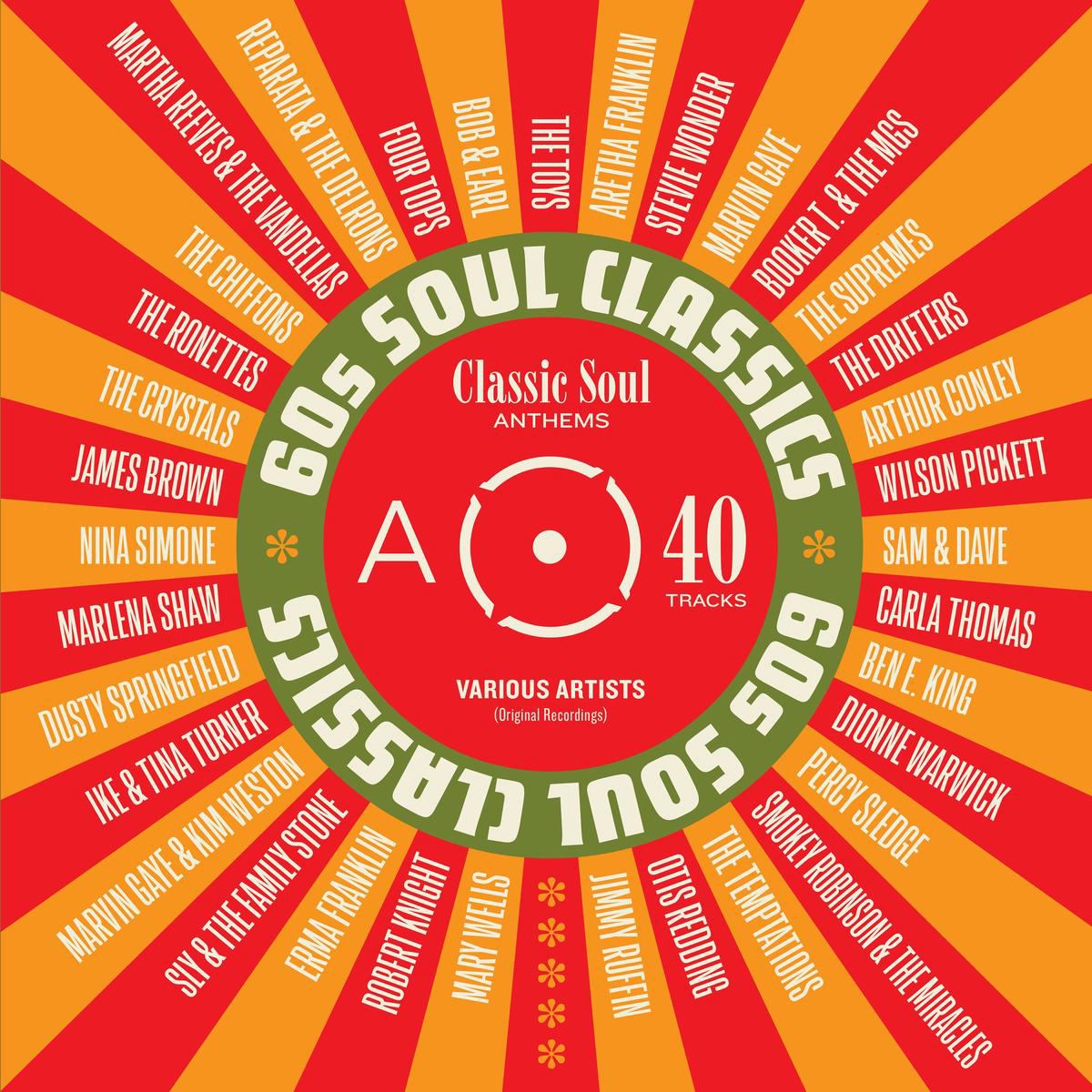 60s Soul Classics Vinyl 2LP