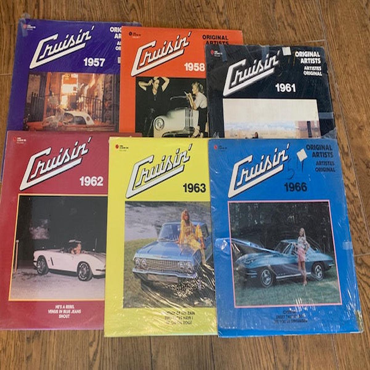 6 ALBUMS FROM THE " CRUSIN' COLLECTION - 1957-66 - One Price Lot # 43