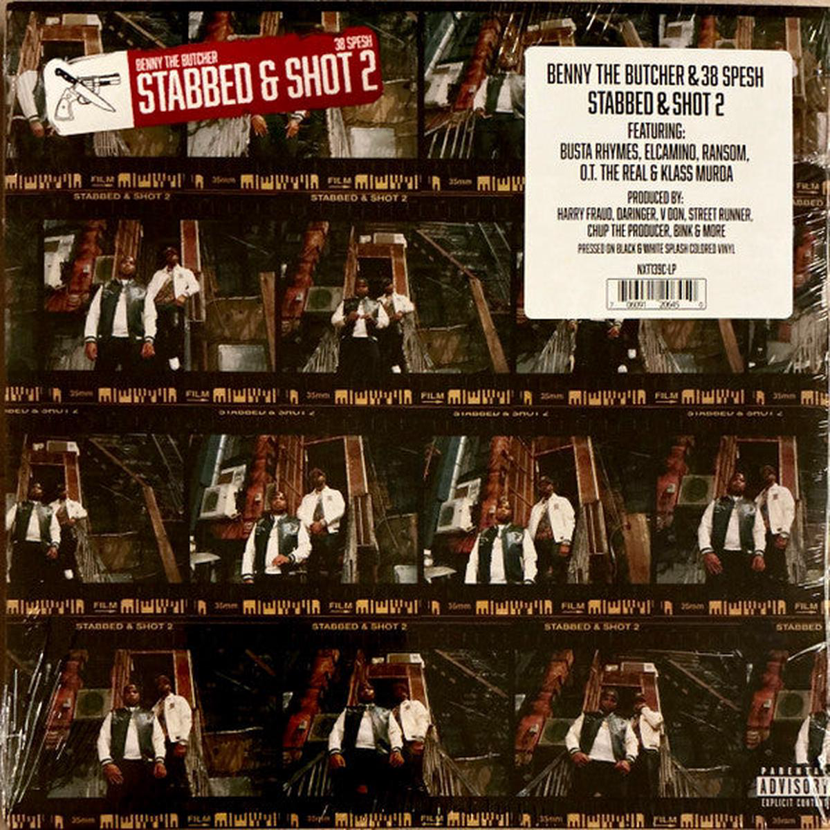 38 SPESH 038 BENNY THE BUTCHER 8211 STABBED 038 SHOT 2 BLACK 038 WHITE SPLASH 8211 LP