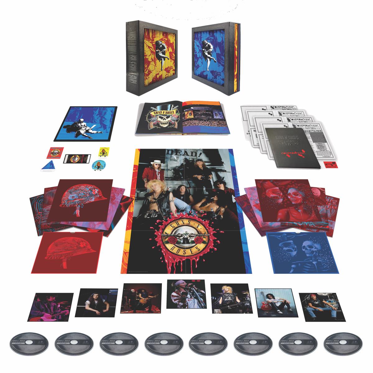 Use Your Illusion: Super Deluxe 7CD + Blu-Ray Box Set.