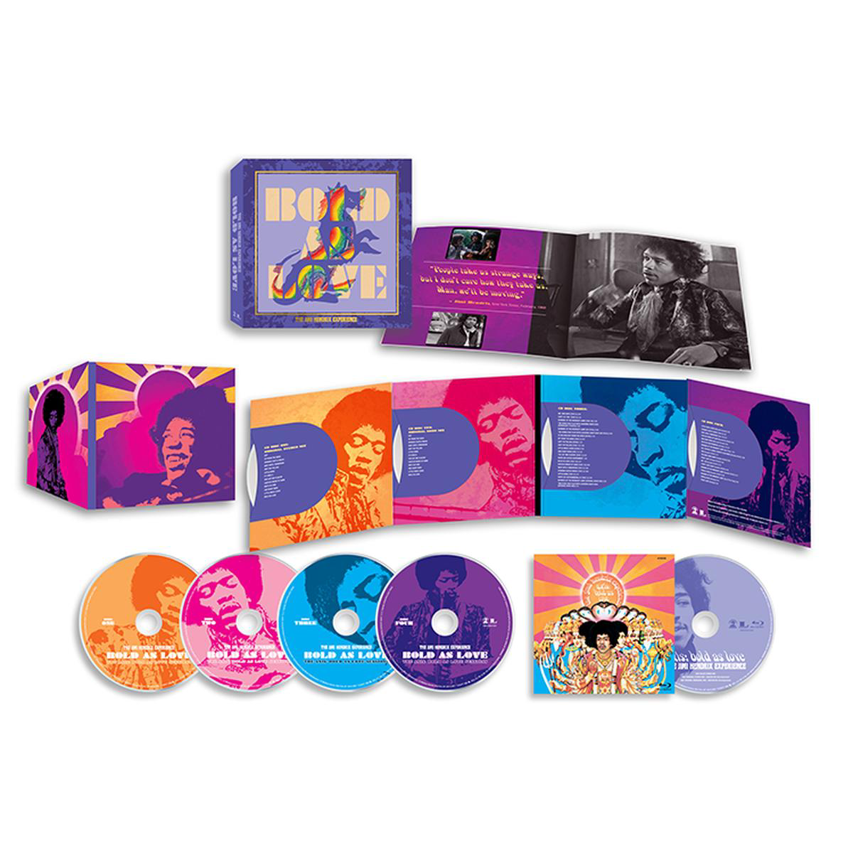 Bold As Love 4CD Blu-Ray Box Set