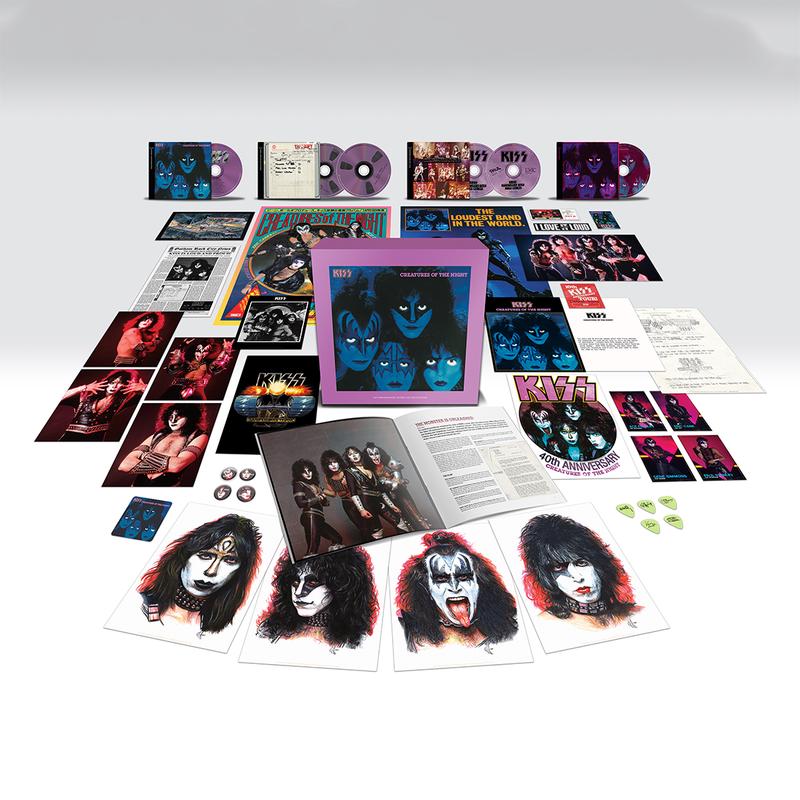Creatures Of The Night - 40th Anniversary Edition: Super Deluxe 5CD + BluRay Box Set