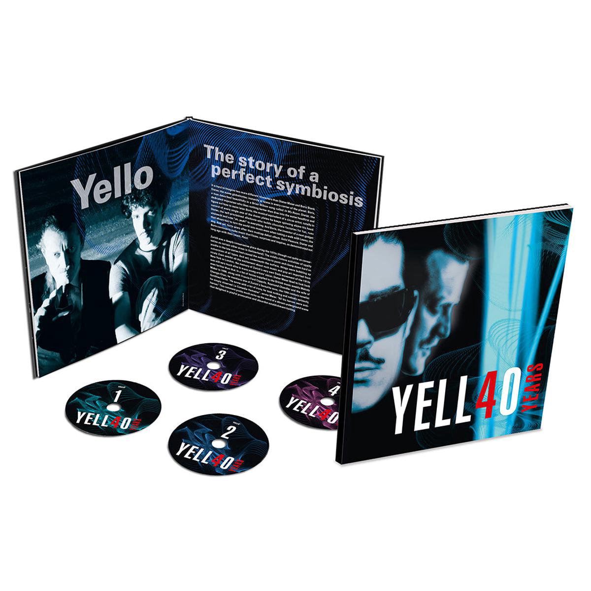Yello 40 Years Limited Edition Hardcover 4CD Box Set
