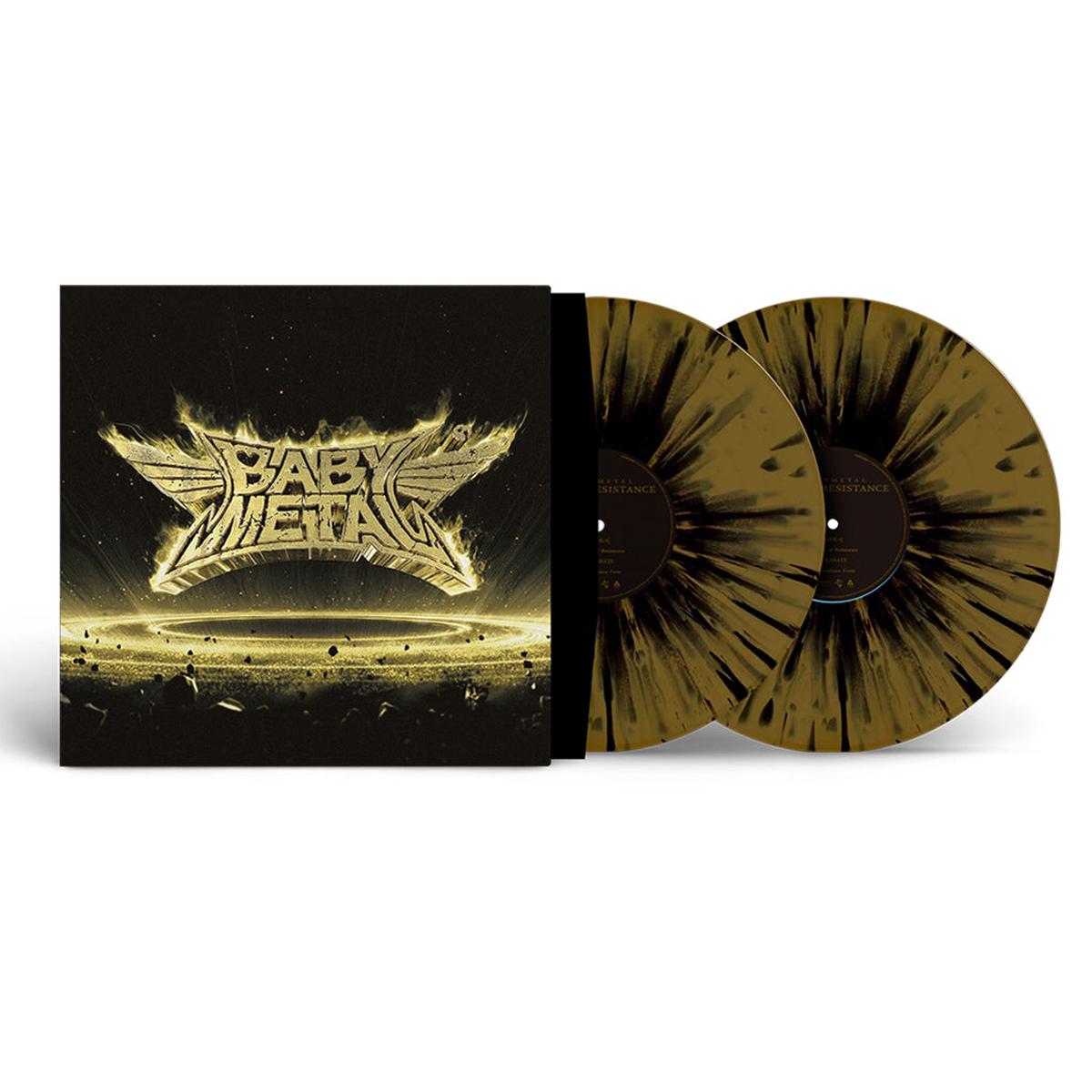 BABYMETAL - Metal Resistance (Repress) - 2LP - Gold & Black Splatter Vinyl