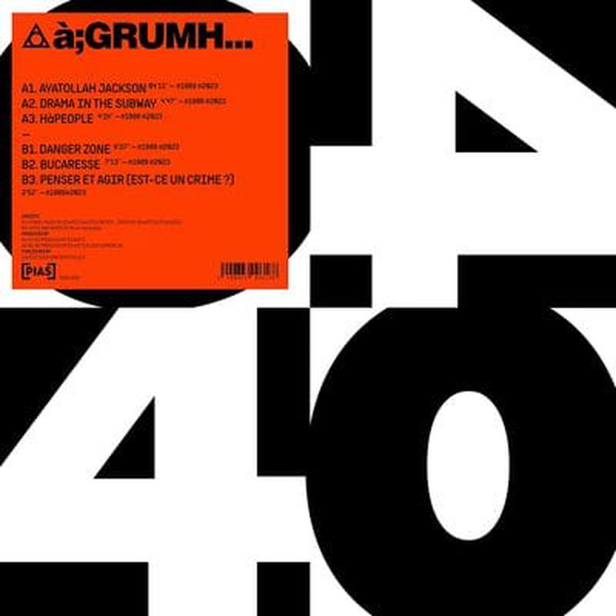 (PIAS) 40 8211 GRUMH8230 VINYL