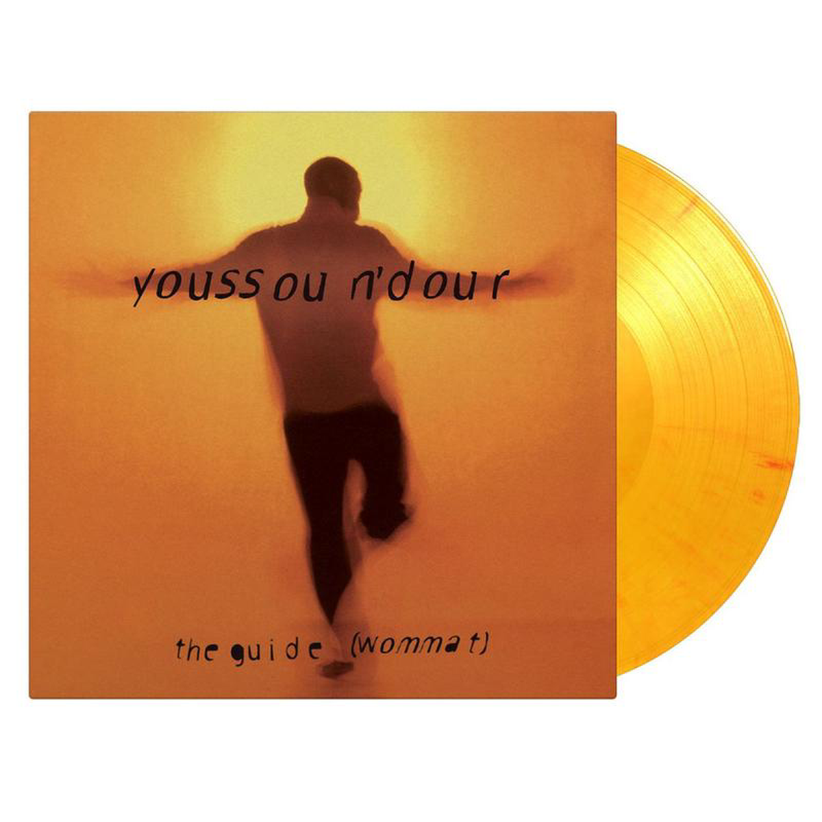 YOUSSOU N8217DOUR 8211 The Guide (Wommat) 2024 Reissue 8211 2LP 8211 180g Yellow Red 038 Orange Marbled Vinyl