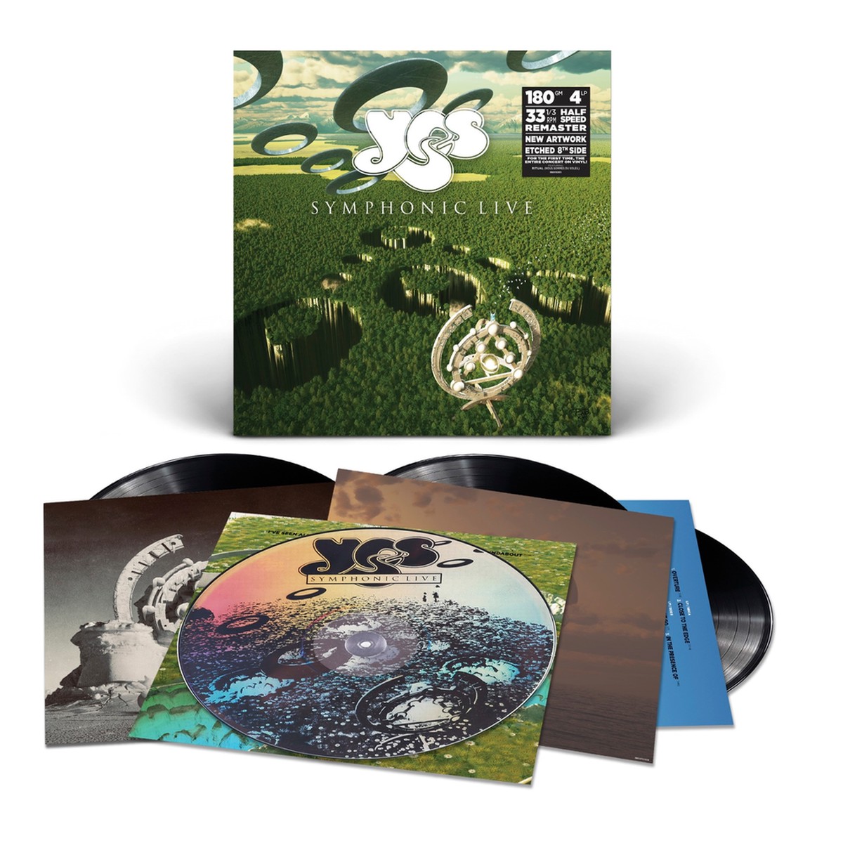 Yes - Symphonic Live [Limited Edition 180g Half-speed 4 LP]